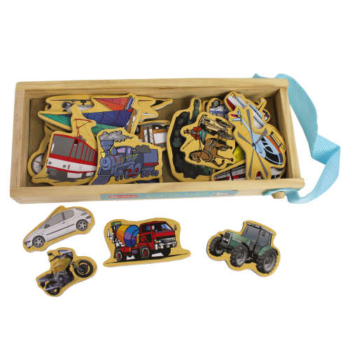 Wooden Magnetic mini puzzle - Traffic
