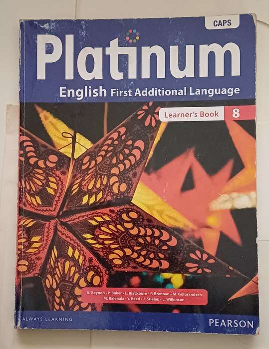 PLATINUM ENGLISH FIRST ADDITIONAL LANGUAGE CAPS - LEARNER'S BOOK GRADE 8
