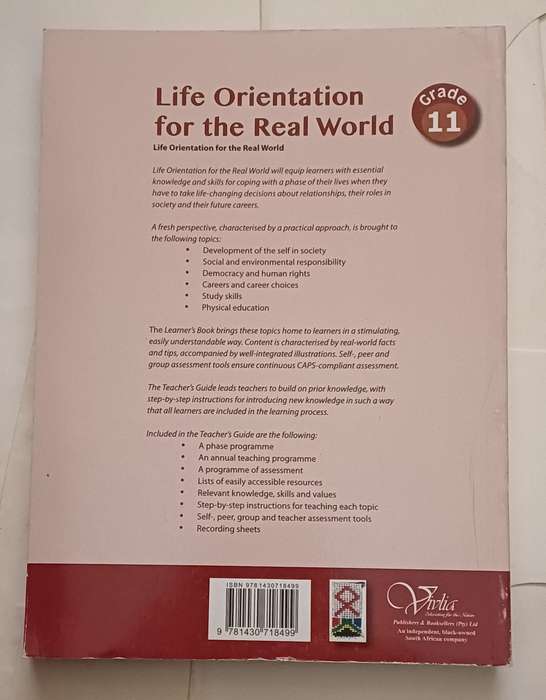 LIFE ORIENTATION FOR THE REAL WORLD CAPS - LEARNER'S BOOK GRADE 11