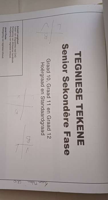 TEGNIESE TEKENE SENIOR SEKONDERE FASE JOHAN ENGELBRECHT