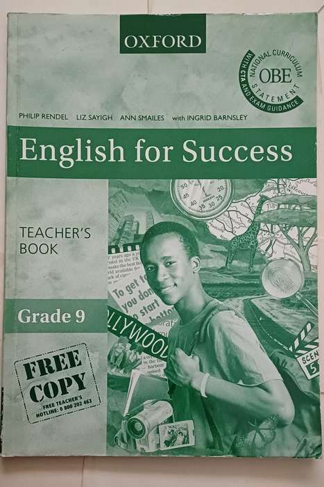 OXFORD ENGLISH FOR SUCCESS TEACHER'S BOOK GRADE 9