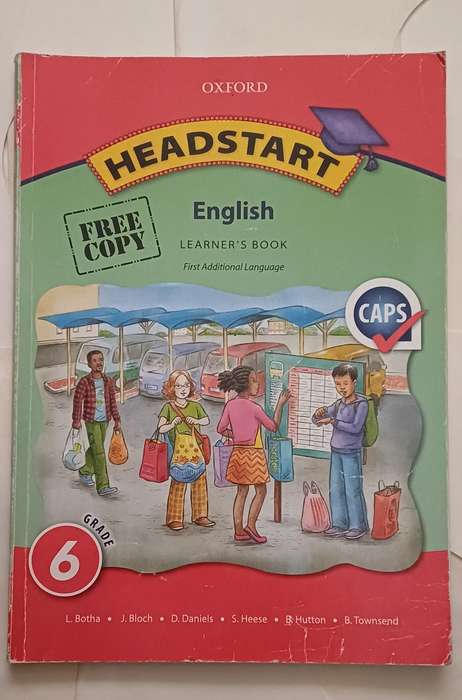 OXFORD HEADSTART ENGLISH LEARNER'S BOOK GRADE 6