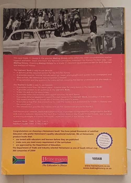 NCS MAKING HISTORY LEARNERS BOOK GRADE 11