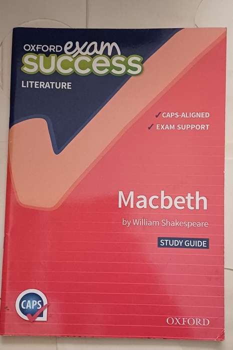 CAPS OXFORD EXAM SUCCESS LITERATURE MACBETH STUDY GUIDE