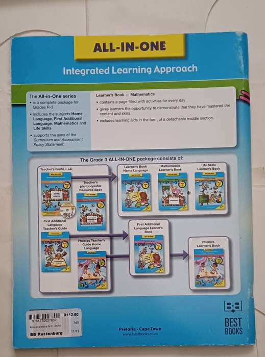 CAPS ALL IN ONE LEARNER'S BOOK MATHEMATICS ENGLISH GRADE 3