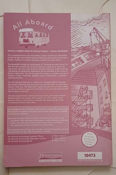 NCS ALL ABOARD TECHNOLOGY EDUCATOR'S GUIDE GRADE 8