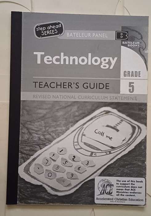 STEP AHEAD SERIES BATELEUR PANEL TECHNOLOGY TEACHER'S GUIDE GRADE 5