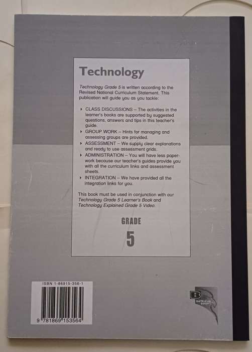STEP AHEAD SERIES BATELEUR PANEL TECHNOLOGY TEACHER'S GUIDE GRADE 5