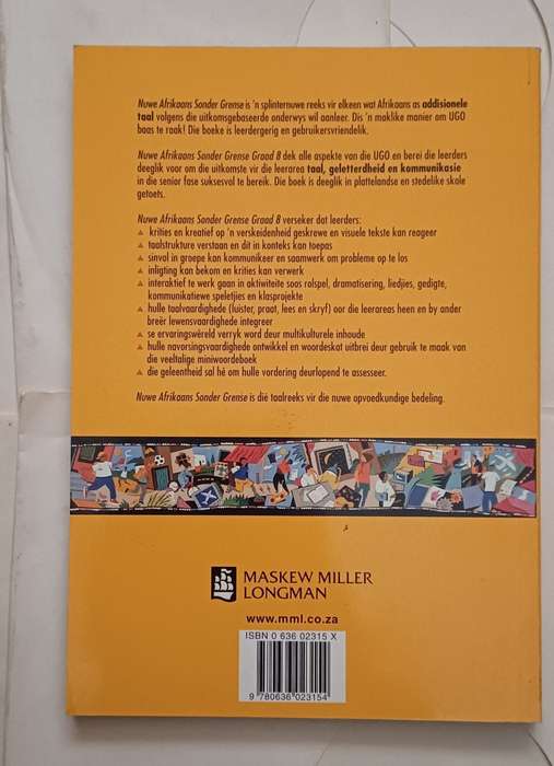 NUWE AFRIKAANS SONDER GRENSE GRAAD 8