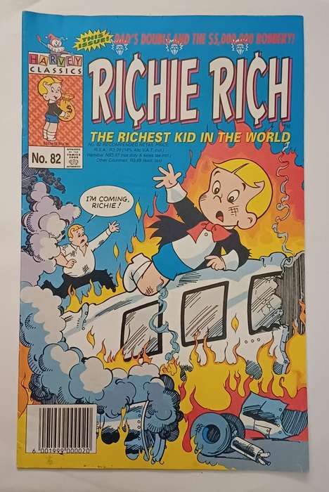 HARVEY COMICS - RICHIE RICH THE RICHEST KID IN THE WORLD NO 82