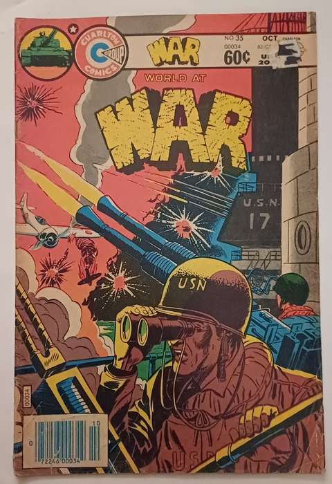 CHARLTON COMICS - WAR WORLD AT WAR NO 35