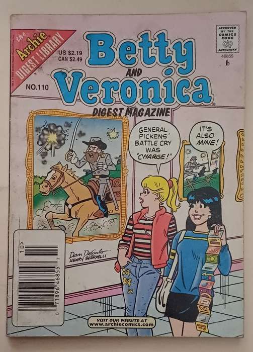 ARCHIE DIGEST LIBRARY - BETTY AND VERONICA NO 110