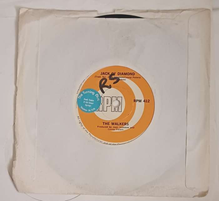 THE WALKERS - JACK OF DIAMOND 7 SINGLE