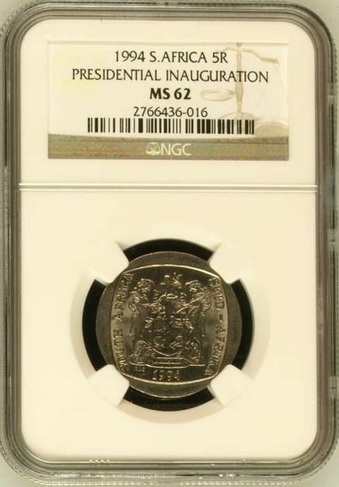 1994 Presidential Inauguration R5 ## MS62 ## Very Rare ## High Value!