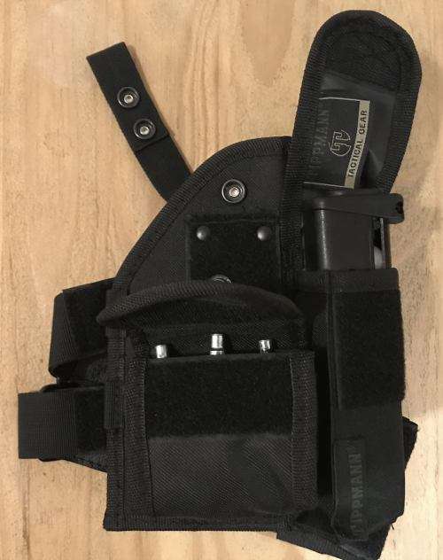 *** BEAST KIT *** Tippmann TIPX DELUXE PISTOL *** For Self Defense *** LEG HOLSTER & LIGHT+LASER Etc
