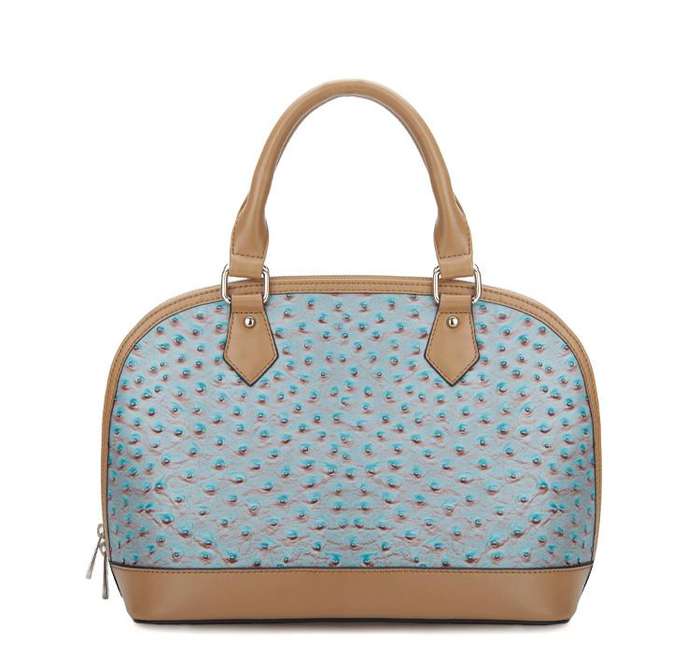 NUCELLE  Float world draw series ostrich lines cowhide bag handbag