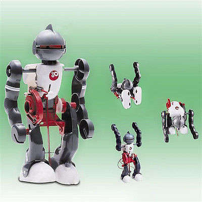 Creative DIY Electric Tumbling Robot 3-Mode Assembly Robot for Kids Children