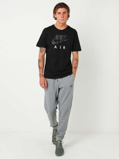 Original Mens Nike Sportswear AIR 3 Short Sleeve T-Shirt in Black 891426 027 Size XL