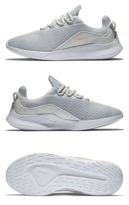 Original Womens NIKE Viale AA2185 006 PURE PLATINUM/ TINT WHITE Size UK 4.5 (SA 4.5)