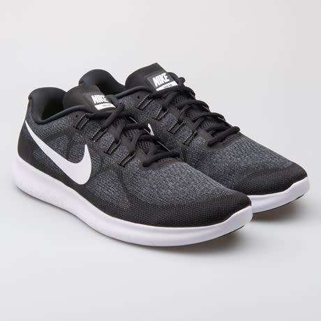 Original Mens Nike Free RN 2017 Running Black/White 880839 001 Size UK 10 (SA 10)