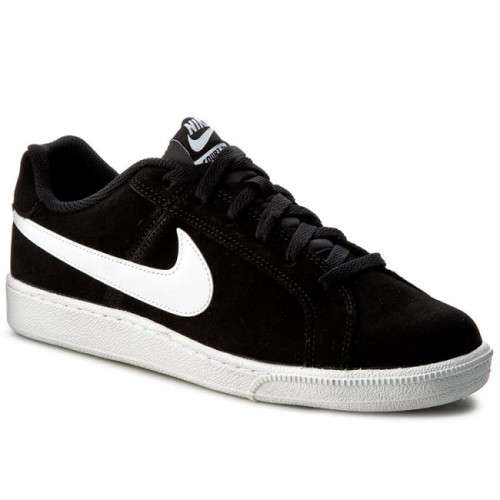 Original Mens NIKE Court Royale SUEDE 819802 011 Black/ White Size UK 8 / 9 (SA 8 / 9)