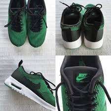 Original Women's NIKE AIR MAX THEA KJCRD Black/ Spring Leaf 718646 005 Size UK 5 (SA 5)