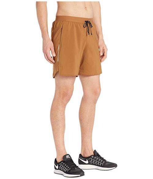 Original Mens Nike Dri-FIT Flex Stride 7" Running Shorts AJ7784 252 Brown Size Medium