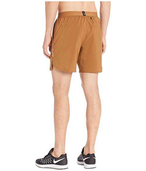 Original Mens Nike Dri-FIT Flex Stride 7" Running Shorts AJ7784 252 Brown Size Medium