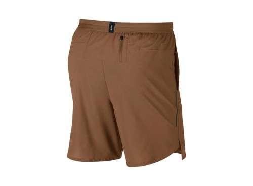 Original Mens Nike Dri-FIT Flex Stride 7" Running Shorts AJ7784 252 Brown Size Medium