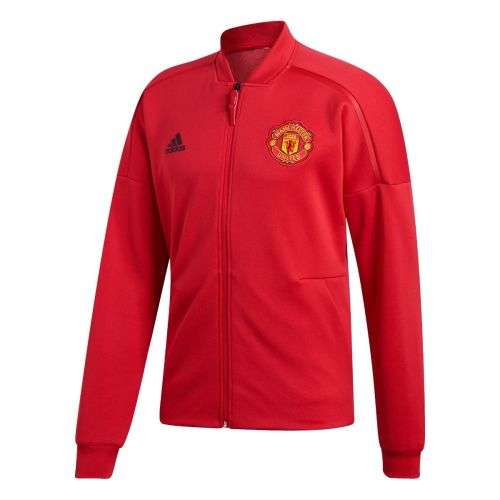 Original Men's adidas Manchester United Official Licensed Product Z.N.E. Jacket Size Large