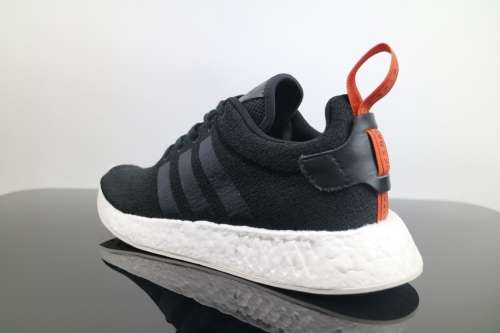 Original Mens adidas NMD_R2 Core Black/Future Harvest CG3384 Size UK 9 (SA 9)