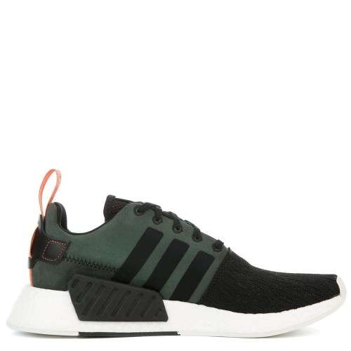 Original Mens adidas NMD_R2 Core Black/Future Harvest CG3384 Size UK 9 (SA 9)