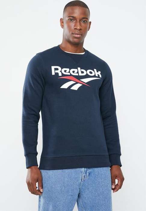 Original Men's Reebok Classics Vector Crew Navy CK6962 Size Extra Large