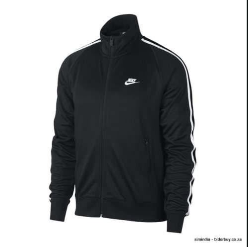 NIKE Men's SPORTSWEAR N98 JACKET (LOOSE FIT) Black AR2244 010 Size Medium