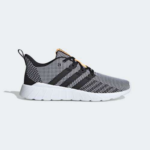 adidas Men's Questar Flow Core Black/ Cloud White/ Orange EE8212 Size UK 12 (SA 12)