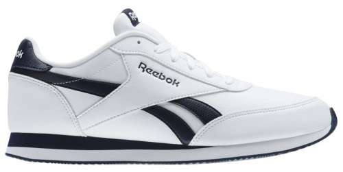 Original Reebok Mens ROYAL CLASSIC JOGGER 2L White/ Collegiate Navy AR2136 Size UK 8 (SA 8)