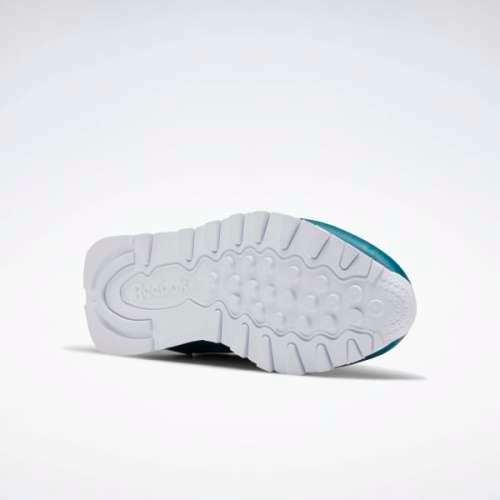 Reebok Women's Classic Leather Heritage Teal / White / Seaport Teal EF3033 Size UK 5 (SA 5)