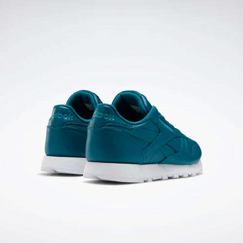 Reebok Women's Classic Leather Heritage Teal / White / Seaport Teal EF3033 Size UK 5 (SA 5)