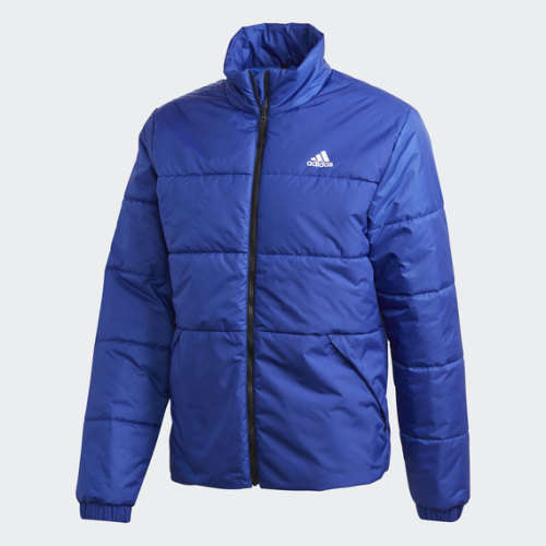 adidas Men's BSC 3-STRIPES INSULATED WINTER JACKET Team Royal Blue GE5853 Size Medium