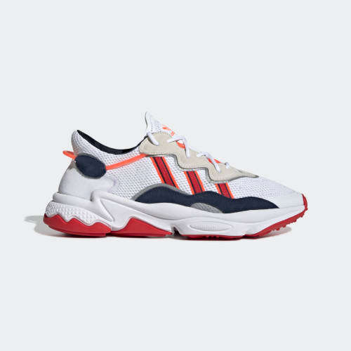 adidas Men's OZWEEGO Cloud White/ Collegiate Navy/ Scarlet EG8127 Size UK 8 (SA 8)