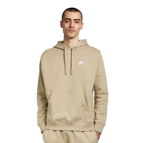NIKE Men`s Sportswear CLUB HOODIE Limestone BV2654 250 Size Medium