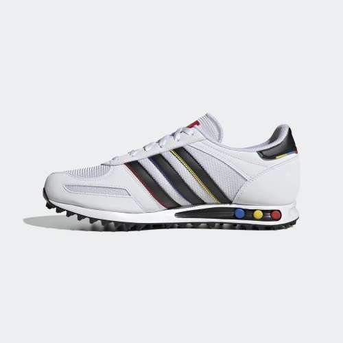 adidas Men`s LA TRAINER White/Blue/Red FY1394 Size UK 11 (SA 11)