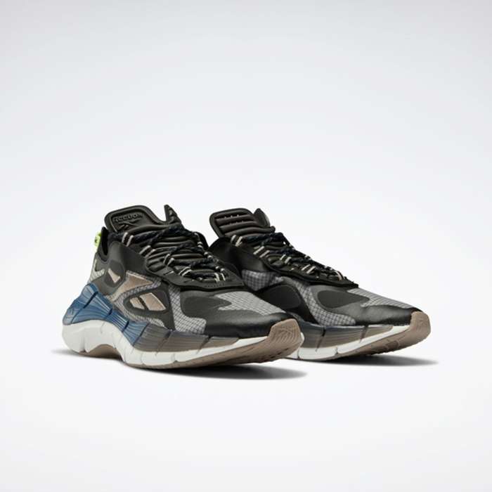 Reebok UNISEX Zig Kinetica II Concept 1 Carbon Black/ Gray FX9355 Size UK 6 (SA 6)