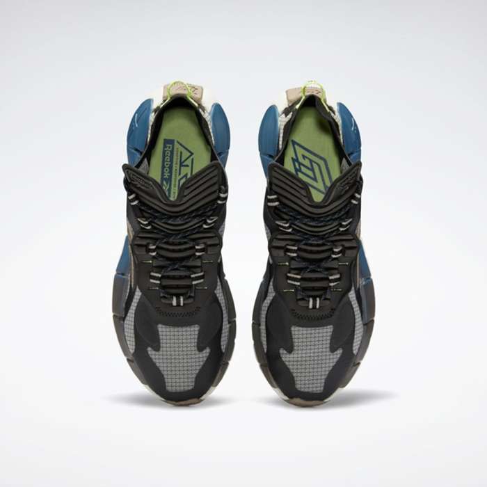Reebok UNISEX Zig Kinetica II Concept 1 Carbon Black/ Gray FX9355 Size UK 6 (SA 6)