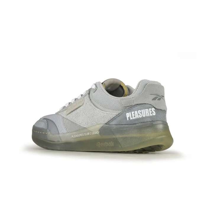 Reebok UNISEX Club C Legacy x Pleasures Pure Gray GW2639 Size UK 7 (SA 7)