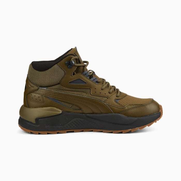 Puma Men`s  X-Ray Speed Mid WTR Deep Olive/ Black 385869 03 Size UK 7 (SA 7)