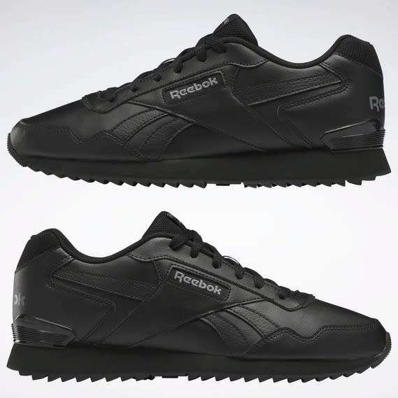 Reebok Men`s Glide Ripple Clip CORE BLACK/PURE GREY 5 100010340 Size UK 10 (SA 10)