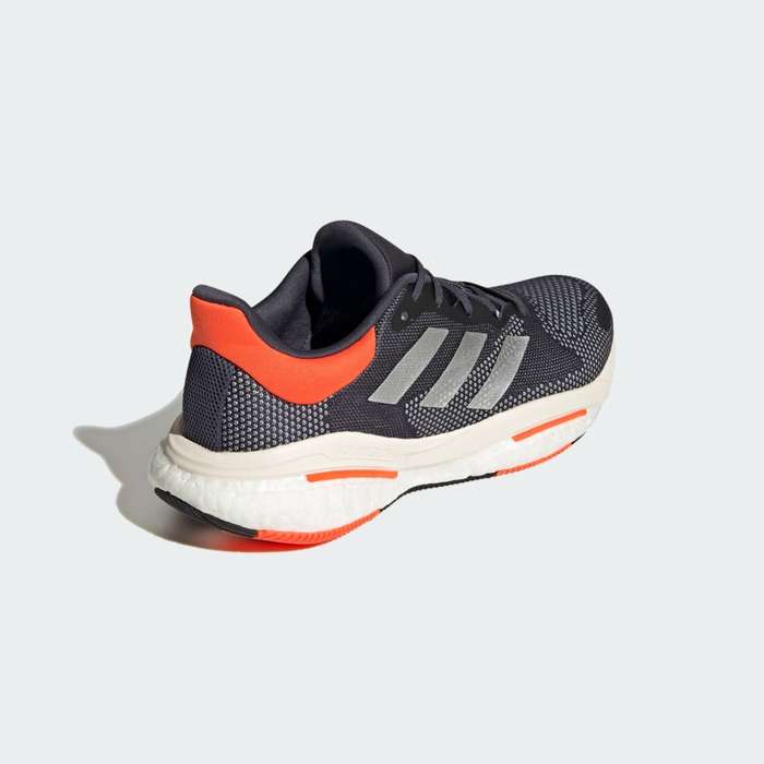 adidas Men`s SOLARGLIDE 5 Shadow Navy / Silver Metallic GX6706 Size UK 8.5 (SA 8.5)