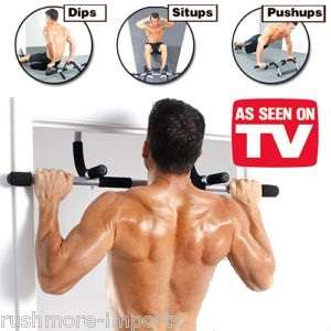 IRON DOOR GYM EXERCISE BAR,PULL UPS,CHIN UPS,PUSH UPS