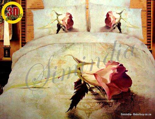 New Arrivals Excellent Quality 3d effect print  pure cotton Queen 6 pcs Duvet Cover Set